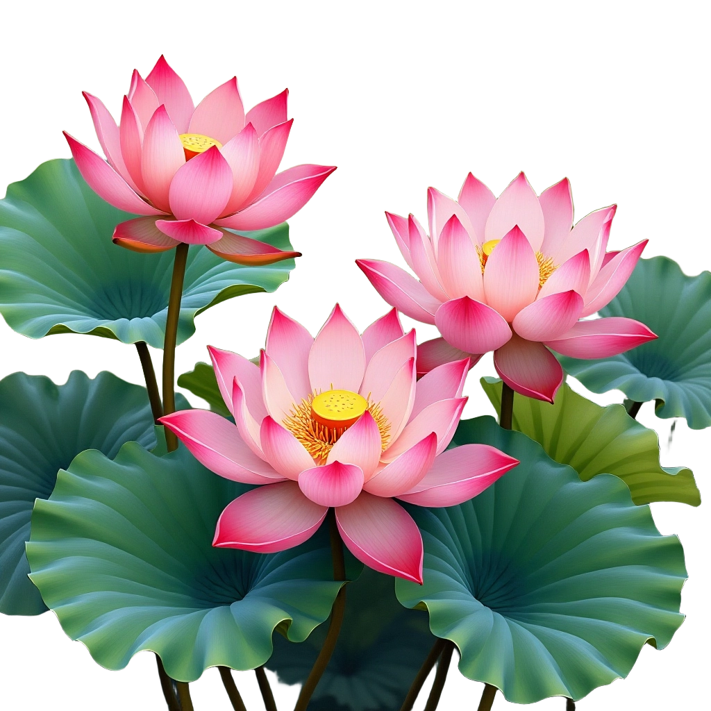 Elegant Lotus Blossoms